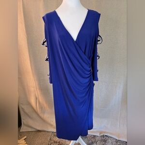 Elegant Blue Women's Dress